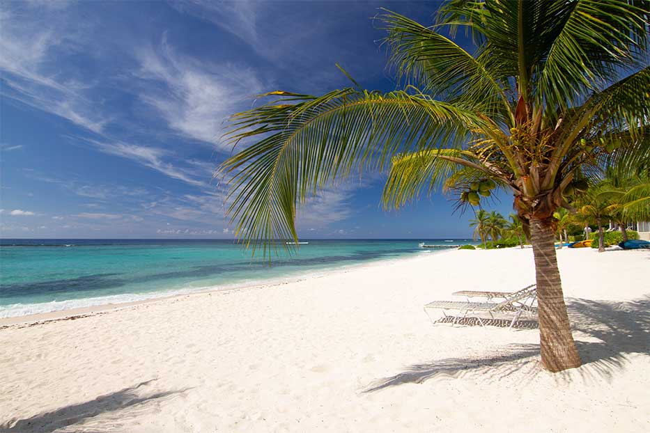 A view of spotts beach in Grand Cayman