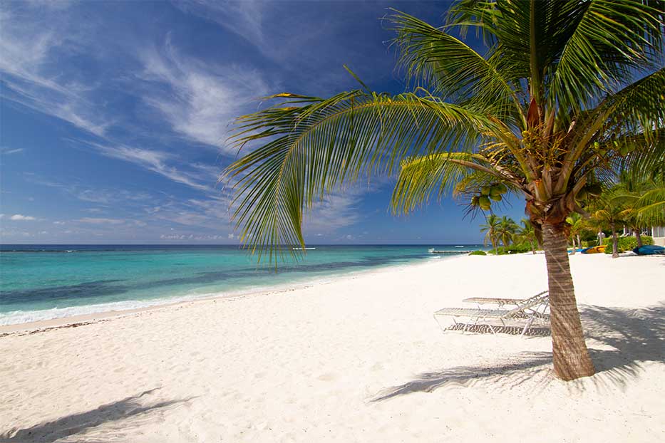 A view of spotts beach in Grand Cayman