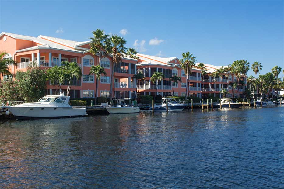 Canalfront properties at Britannia, Cayman Islands