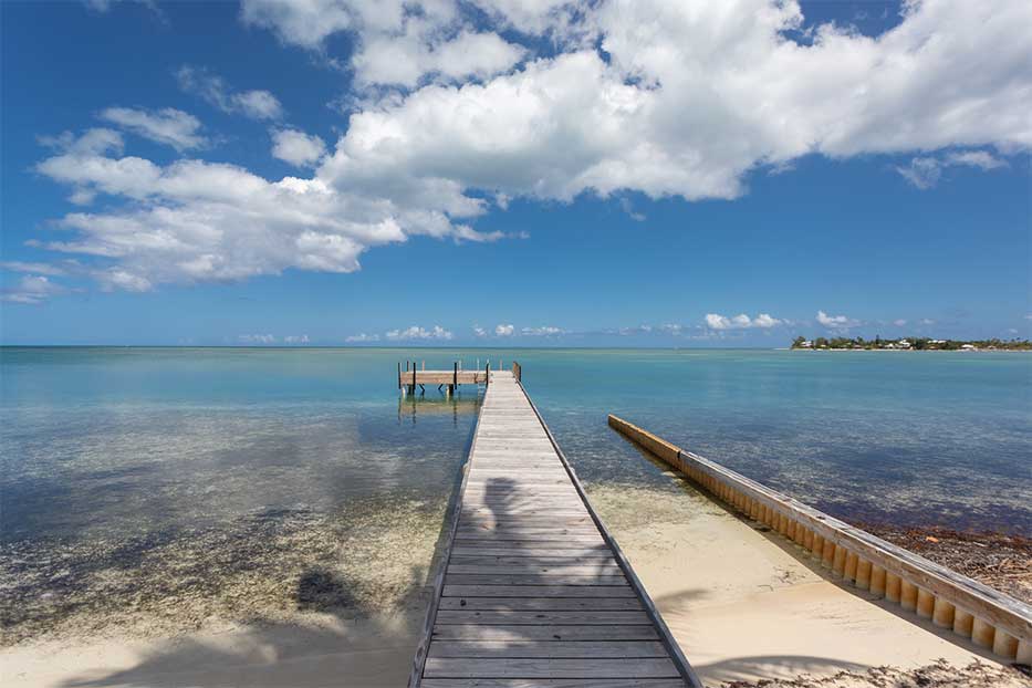 Boat dock at Cayman Kai, Grand Cayman