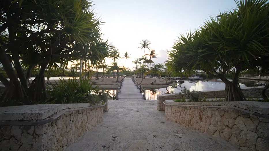 Camana Bay, Grand Cayman at sunrise