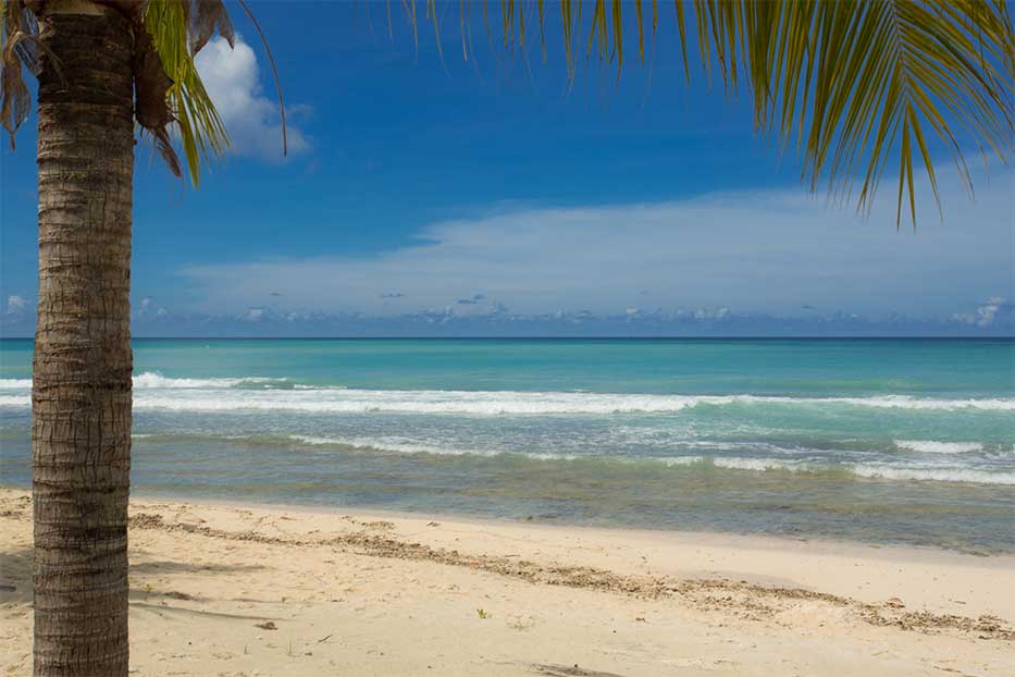 Seven Mile Beach in the Cayman Islands