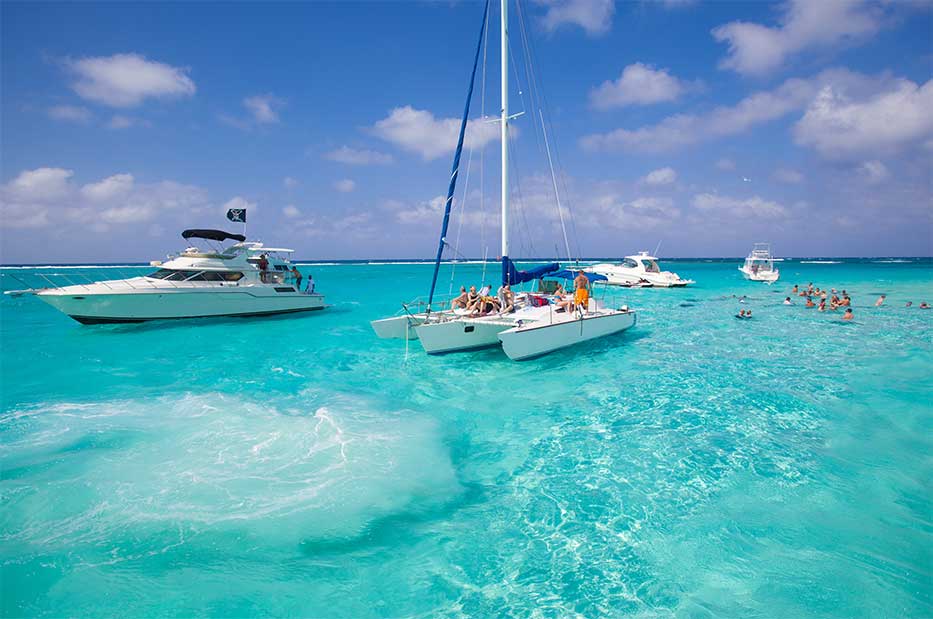 Stingray City in the Cayman Islands