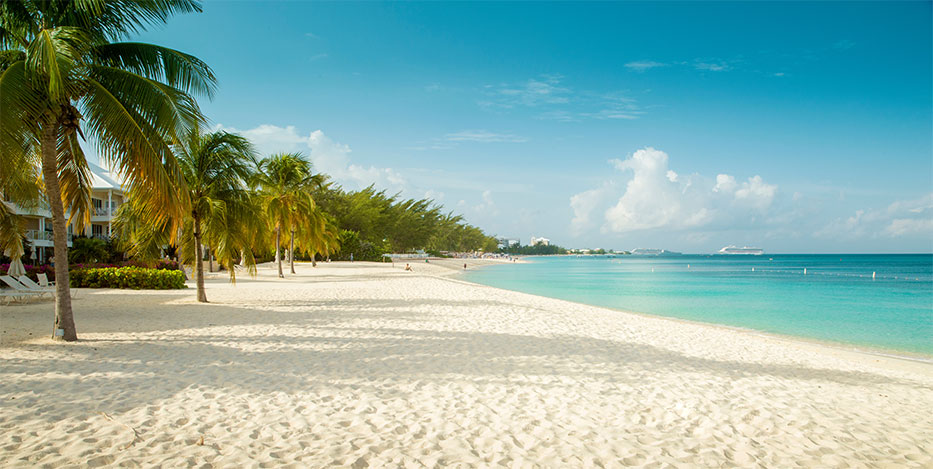 Seven Mile Beach in the Cayman Islands