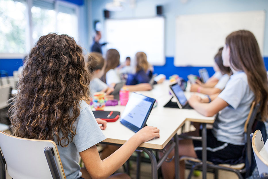 Technology in use in school classrooms