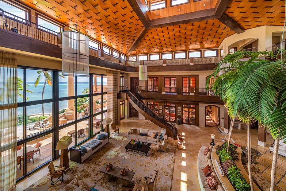Castillo Caribe's great room