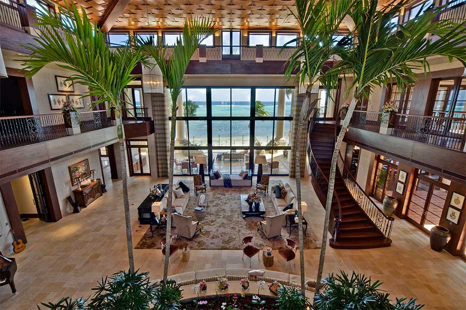 Castillo Caribe's great room
